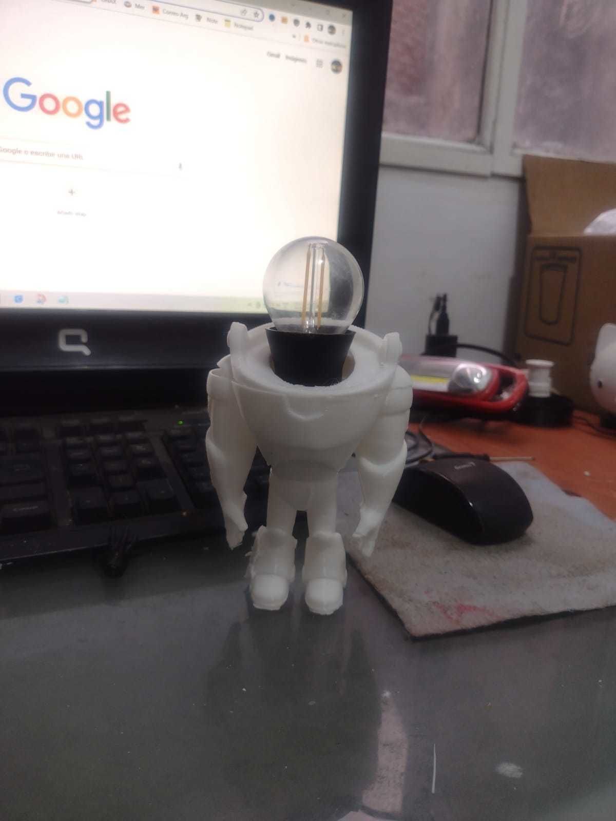 Lamp buzz lightyear 3D print model_1