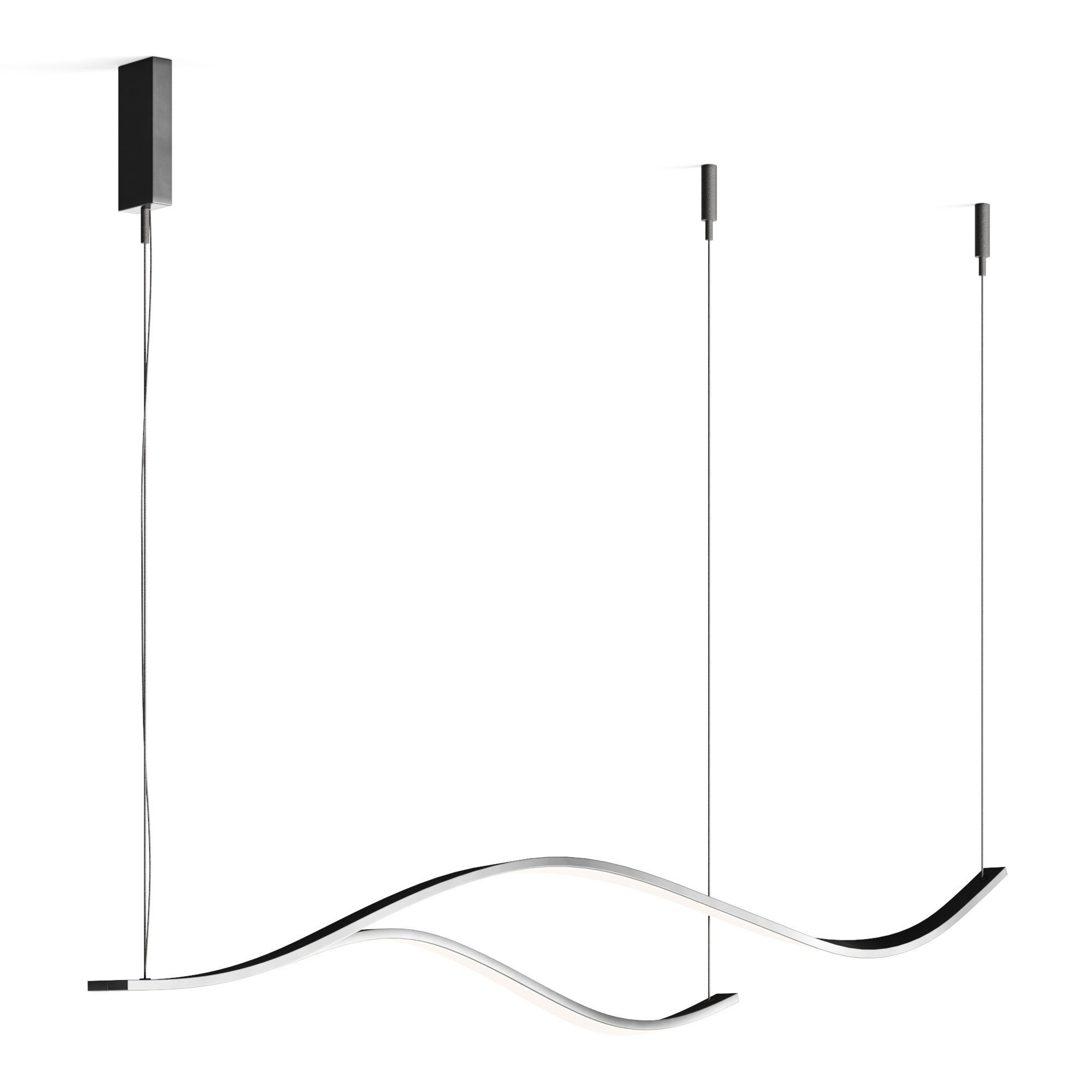 Zenqdesigns CREATIVE LITE Abstract Chandelier Low-poly 3D model_2