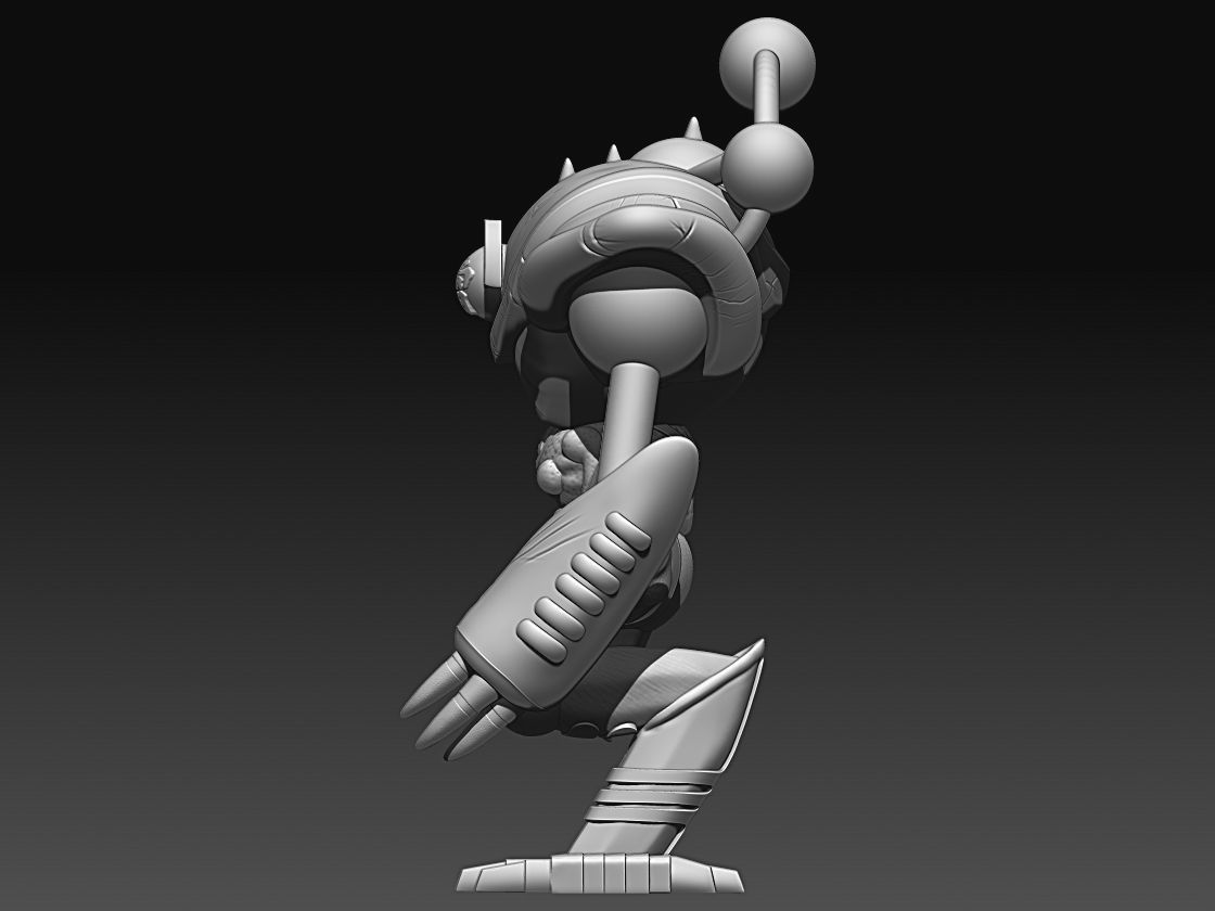 Gate guardian 3D print model_6