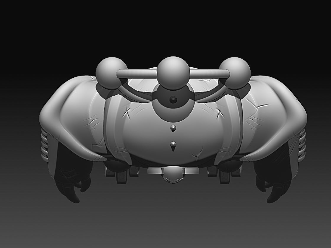 Gate guardian 3D print model_7