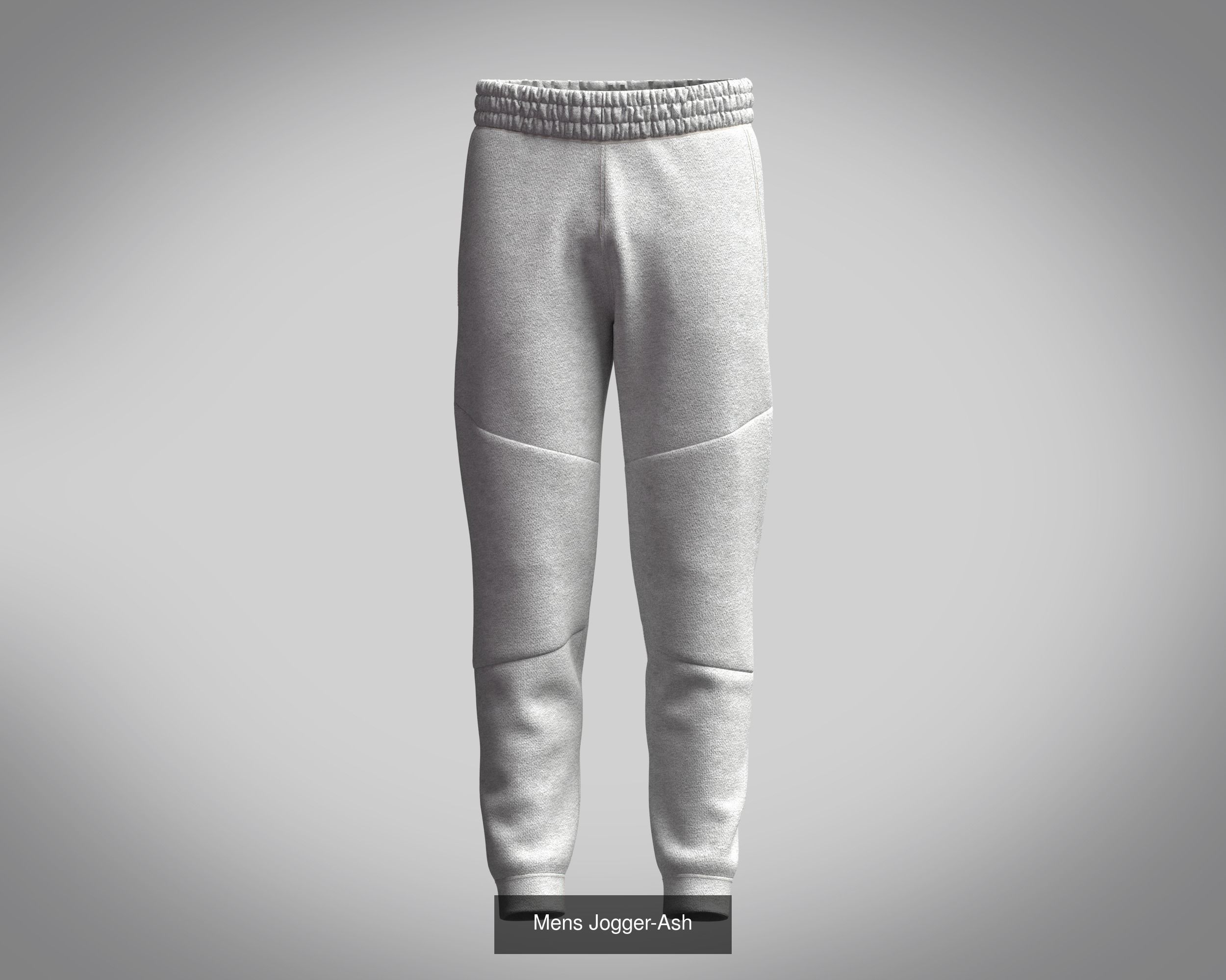 Mens Hoodie With Jogger 3D Model Collection_7