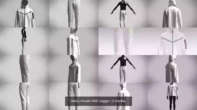 Mens Hoodie With Jogger