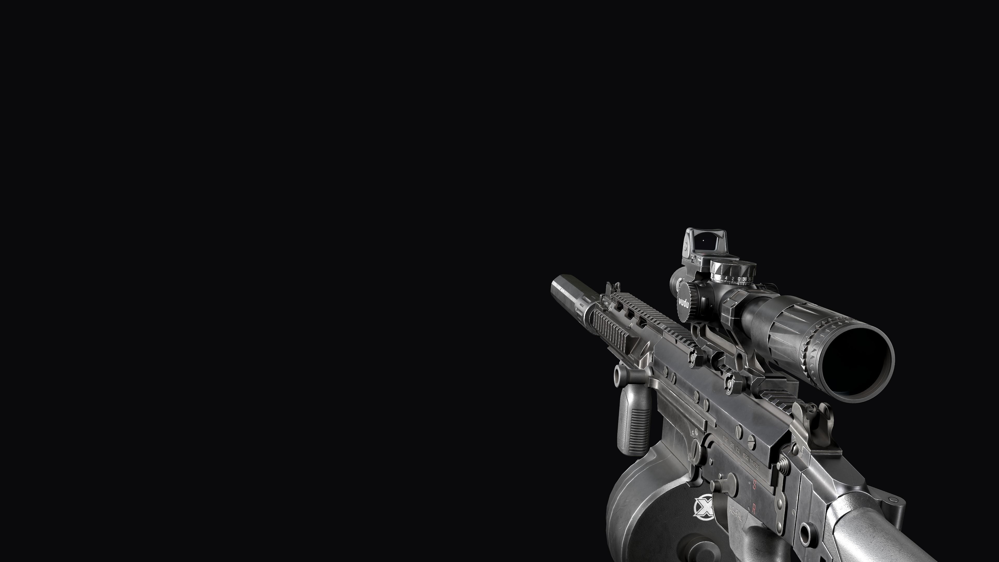 Tactical modular assault rifle DS Arms SA 58 FAL  Low-poly 3D model_25