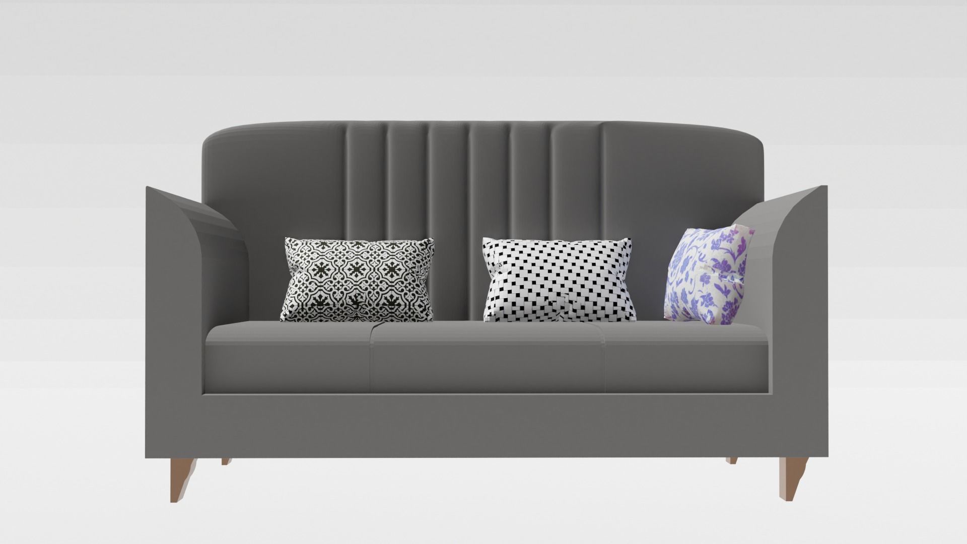 sofa full 3D model_2