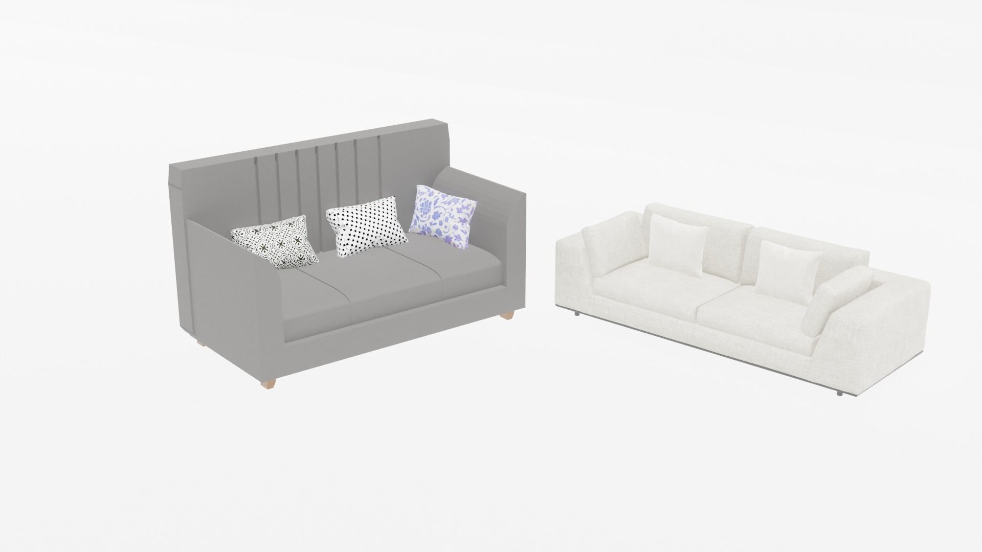 sofa full 3D model_1