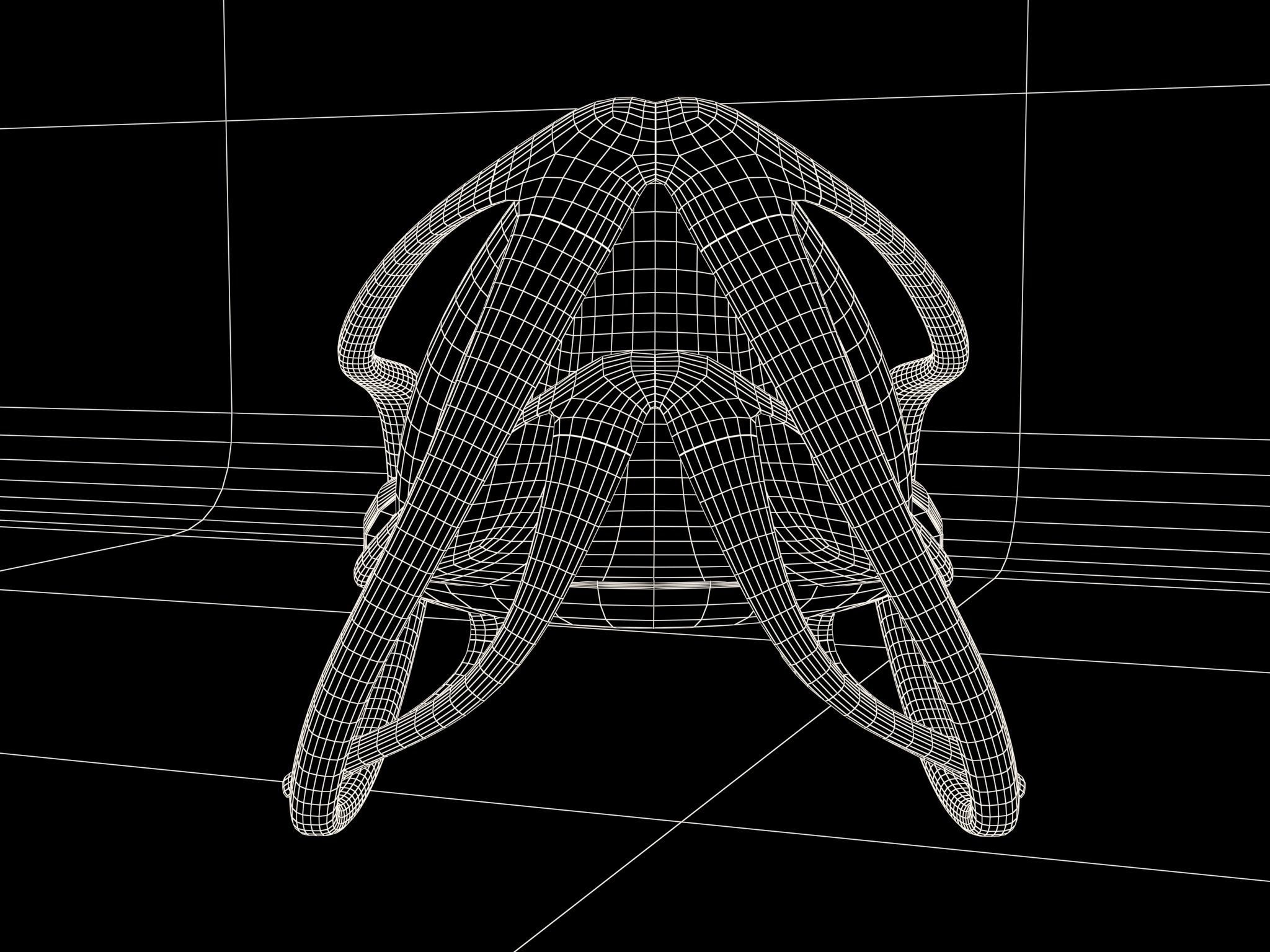 Rocking armchair Move ukrainian 3D model_7