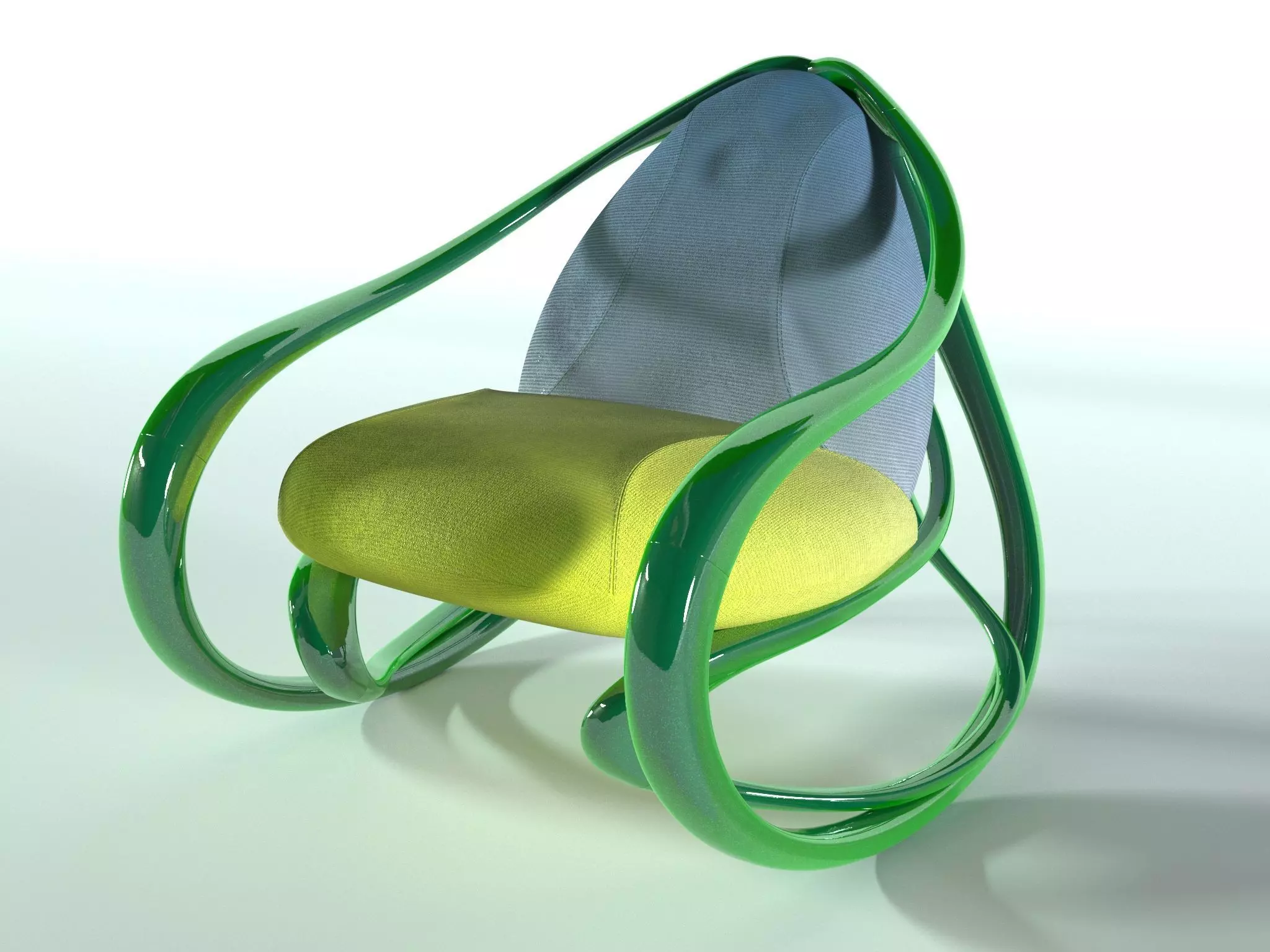 Rocking armchair Move ukrainian 3D model_0