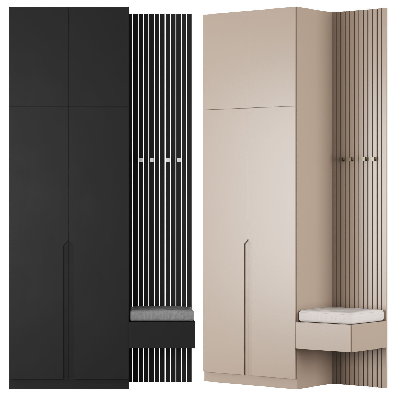 Composition in the hallway 105 3D model_1