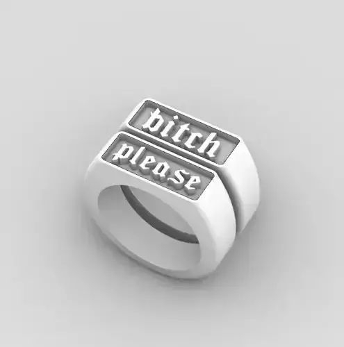 bitch please double ring 