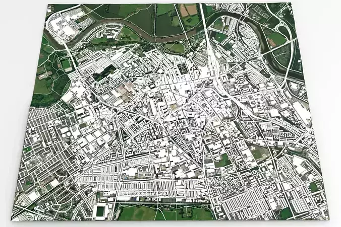 Cityscape Preston Great Britain