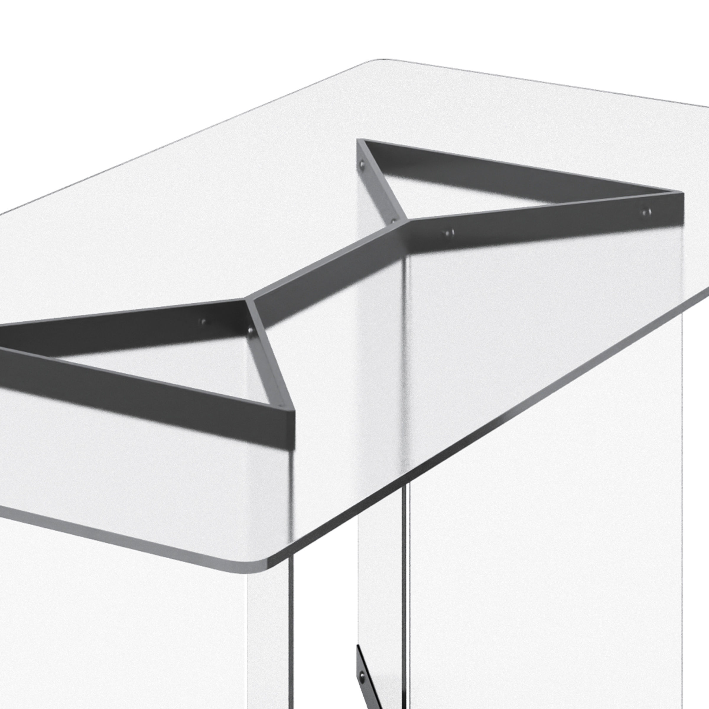 Dining table Prisma by Cosmo 3D model_5