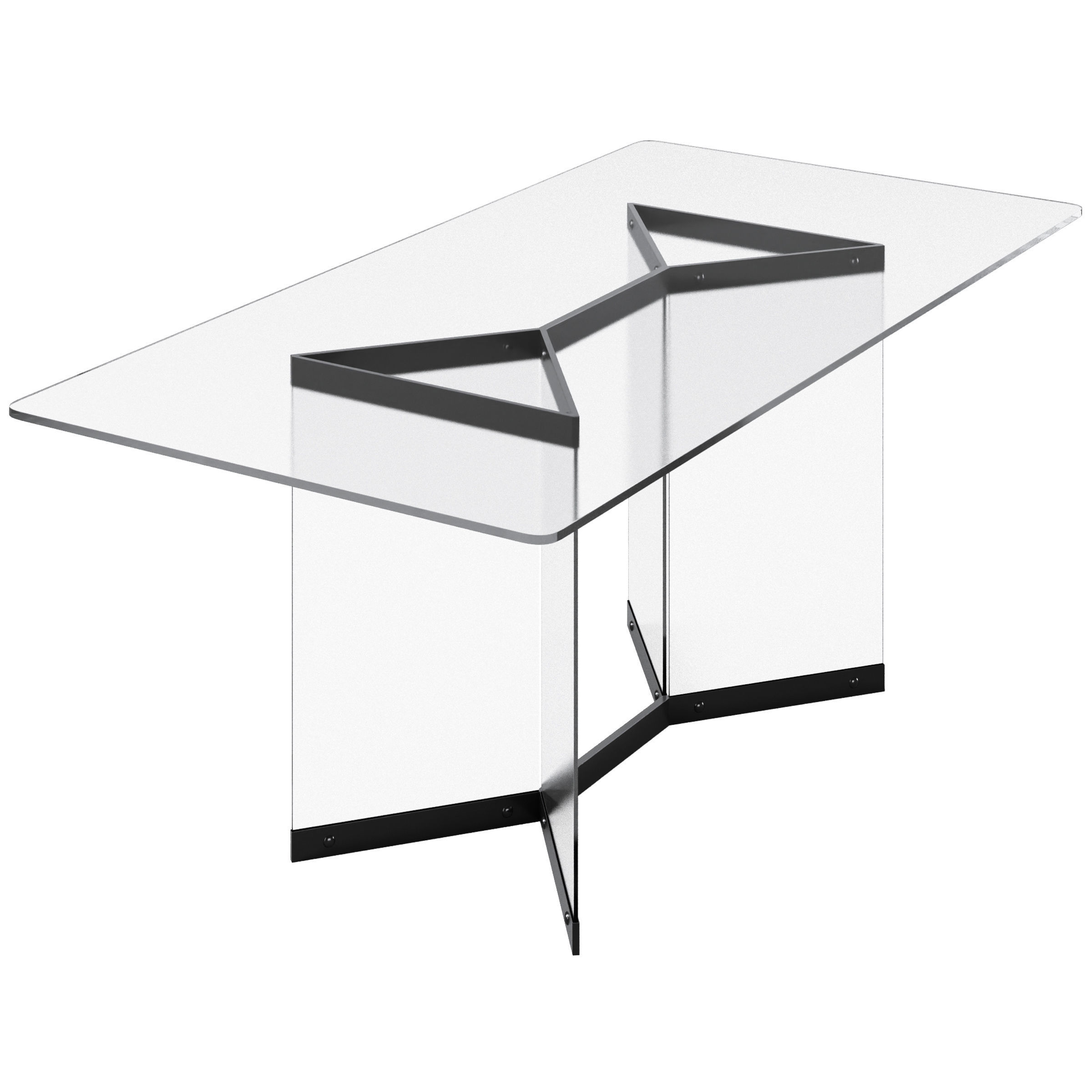 Dining table Prisma by Cosmo 3D model_2