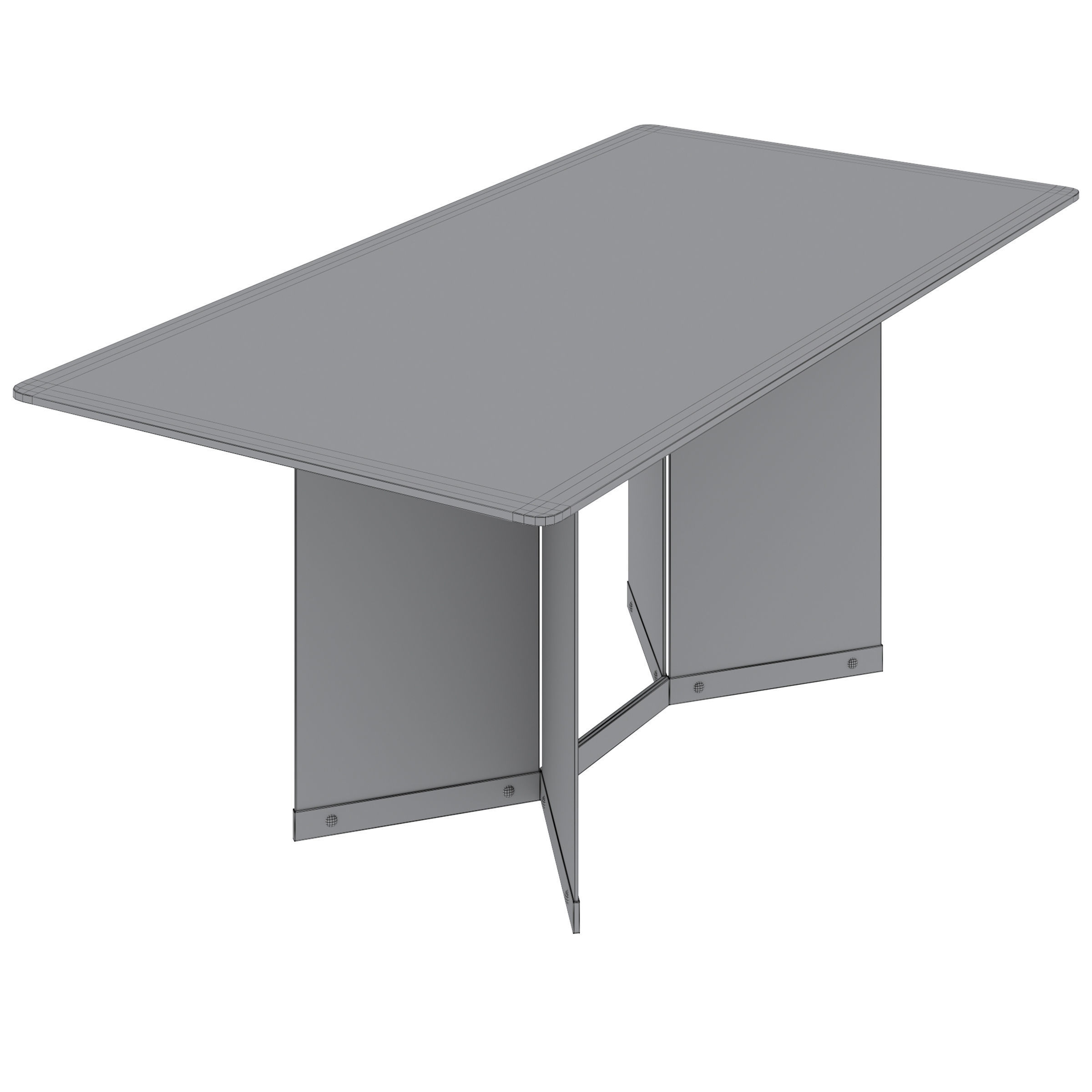 Dining table Prisma by Cosmo 3D model_4