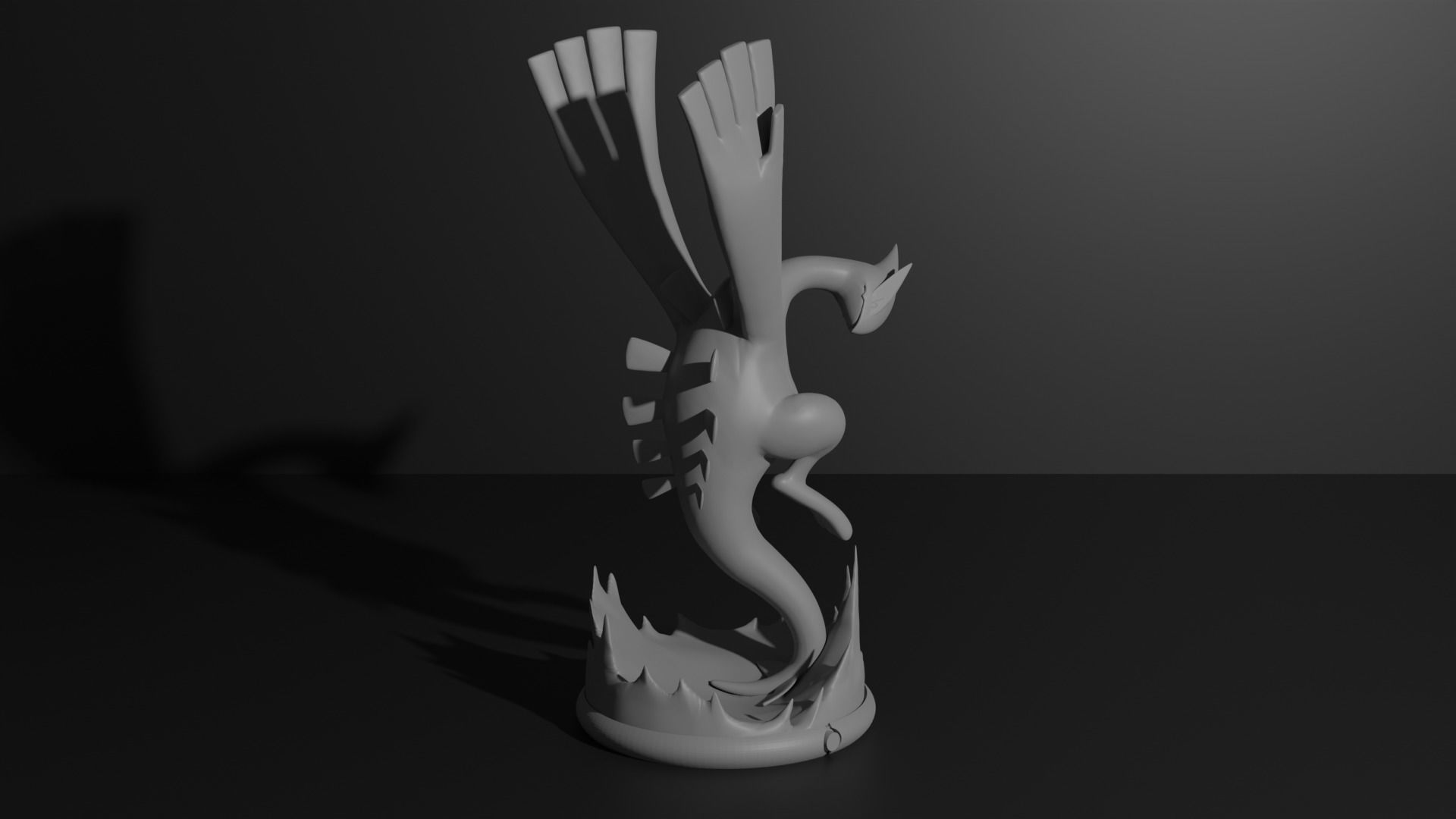Lugia pokemon 3D print model 3D print model_5