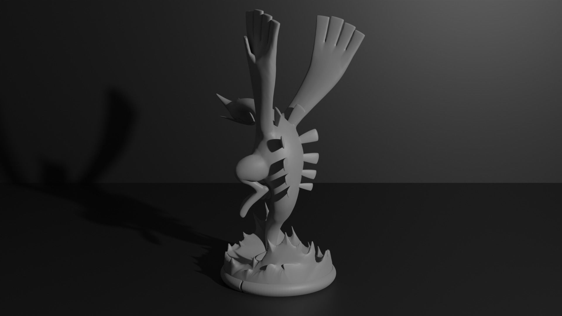 Lugia pokemon 3D print model 3D print model_7