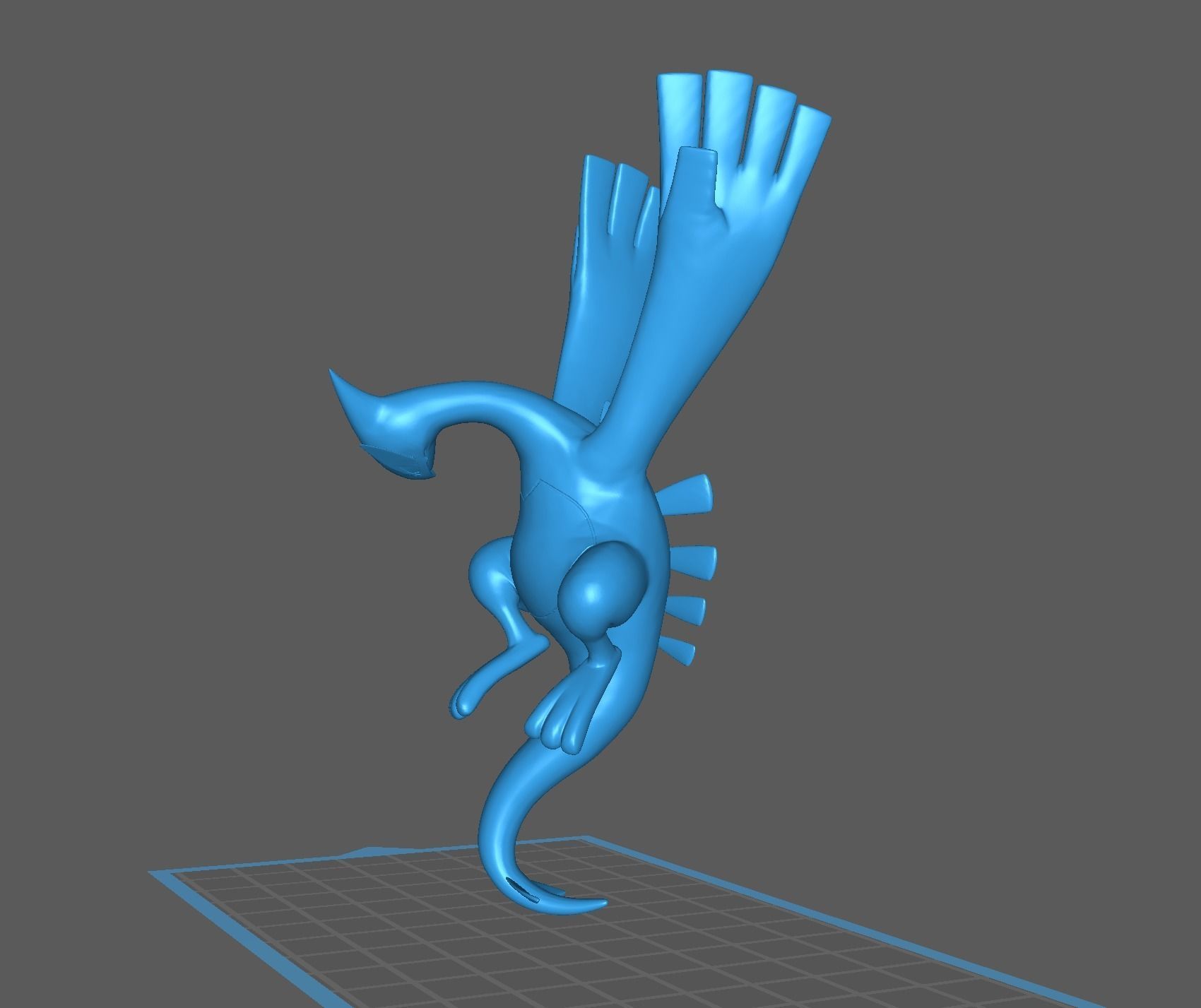 Lugia pokemon 3D print model 3D print model_14