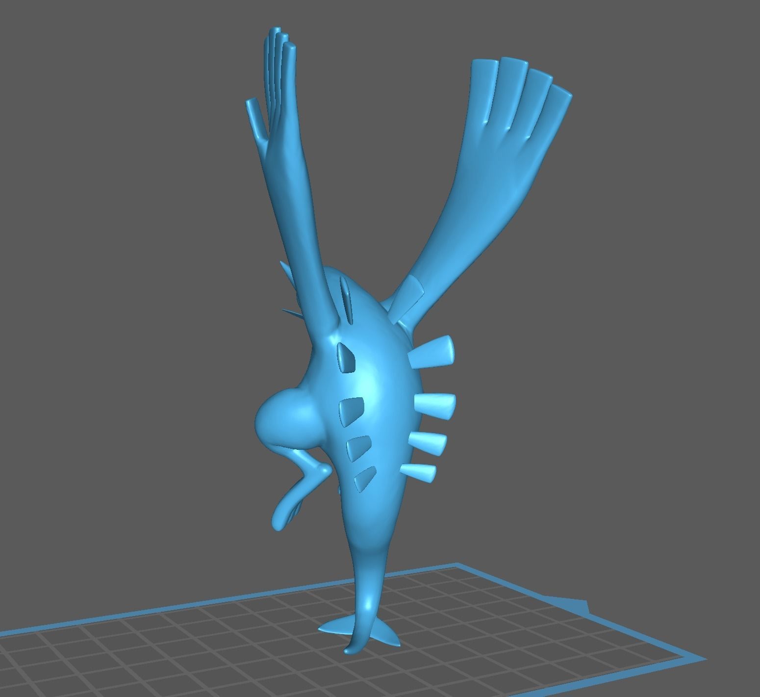 Lugia pokemon 3D print model 3D print model_15