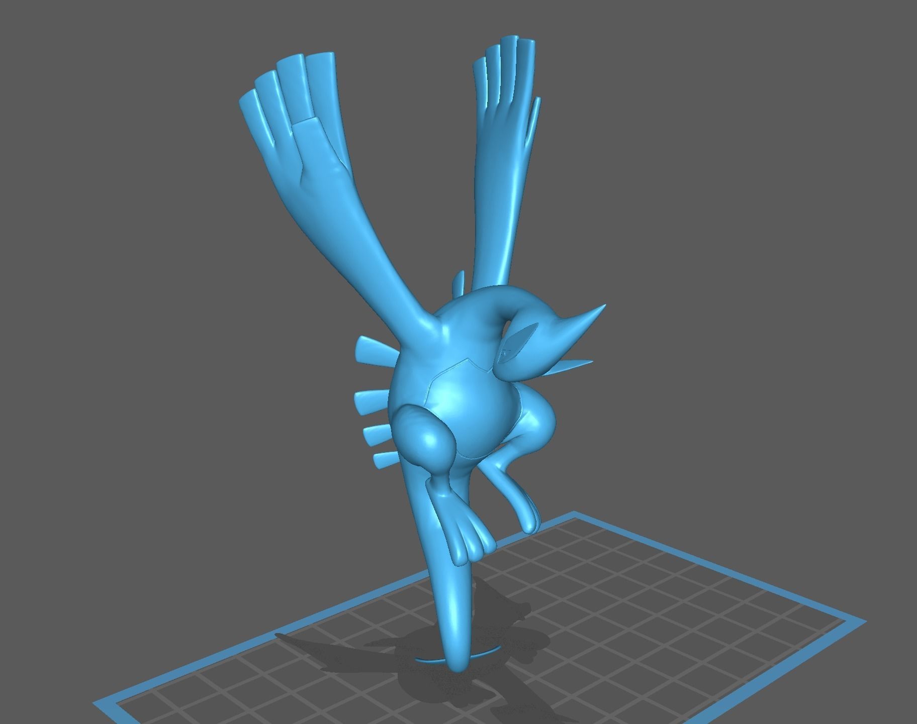 Lugia pokemon 3D print model 3D print model_13