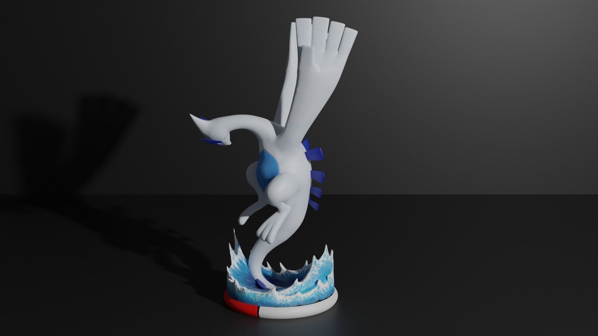 Lugia pokemon 3D print model 3D print model_3