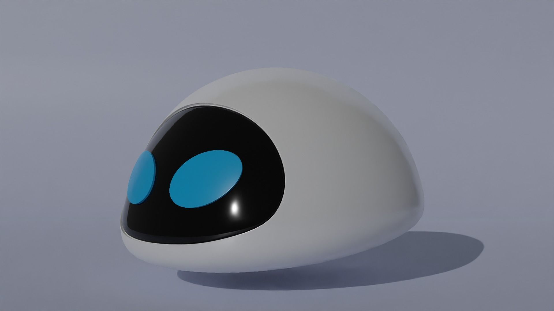 Eva from Wall-e Movie Free 3D model_6