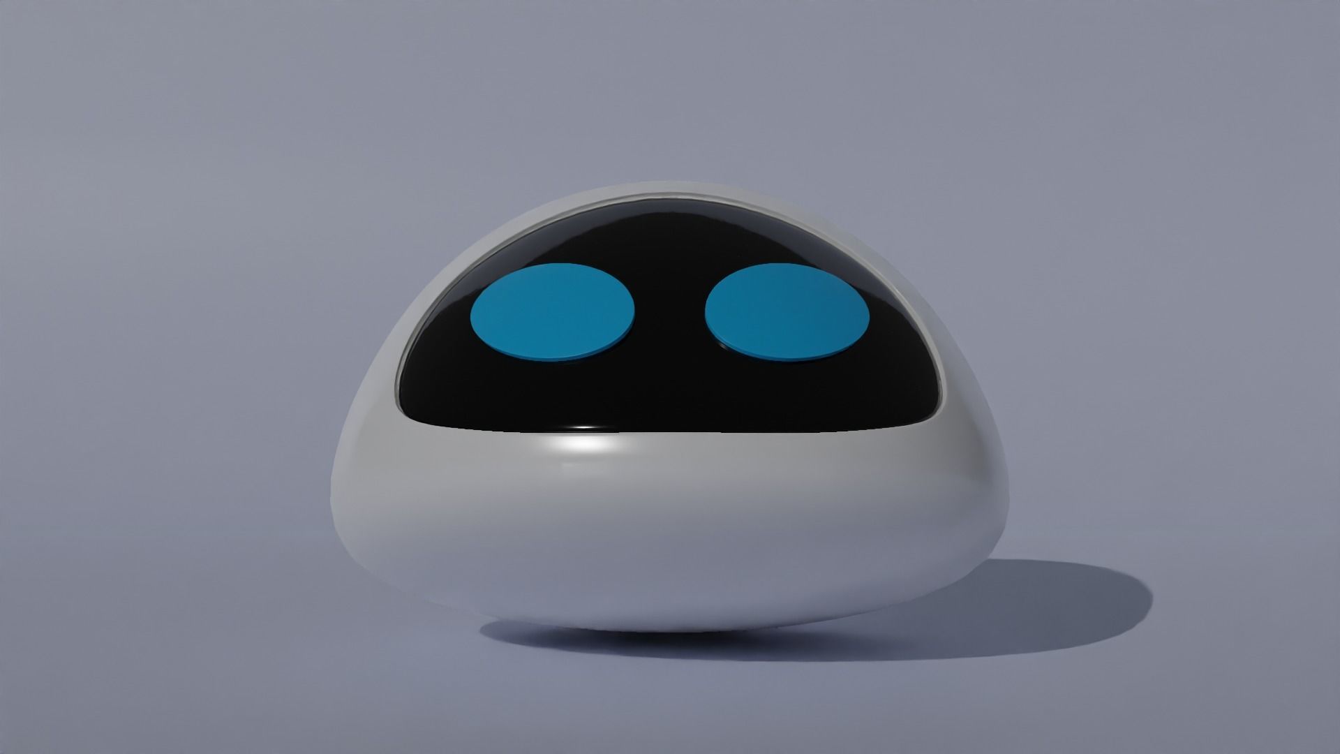Eva from Wall-e Movie Free 3D model_7