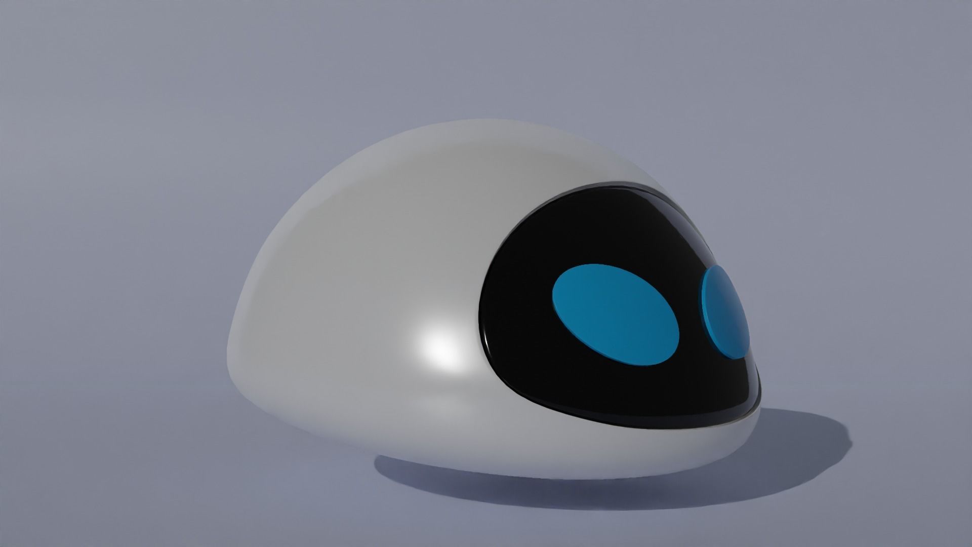 Eva from Wall-e Movie Free 3D model_1