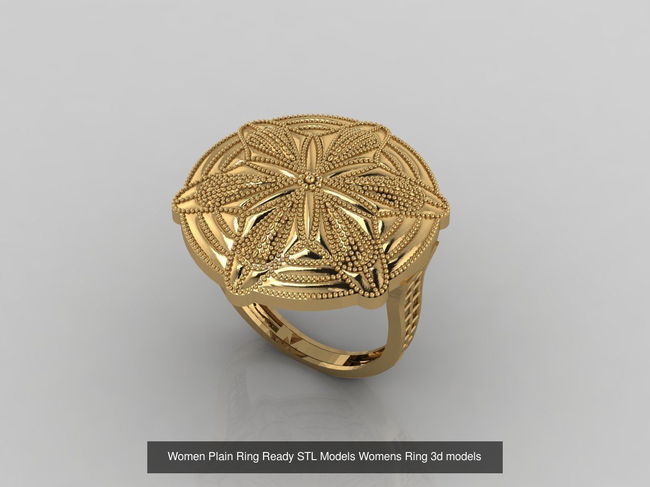 74 Files - Women Ring Womens Rings Plain Models STL  3D Model Collection_56