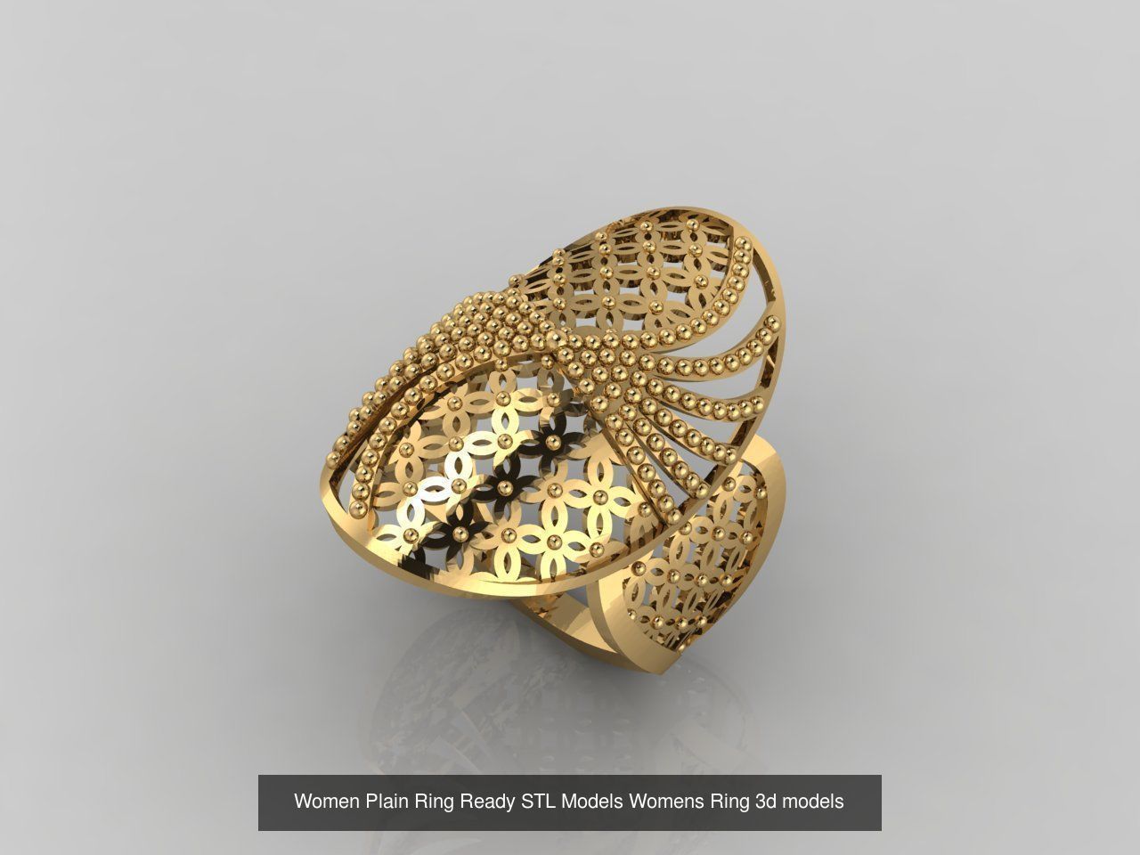 74 Files - Women Ring Womens Rings Plain Models STL  3D Model Collection_22