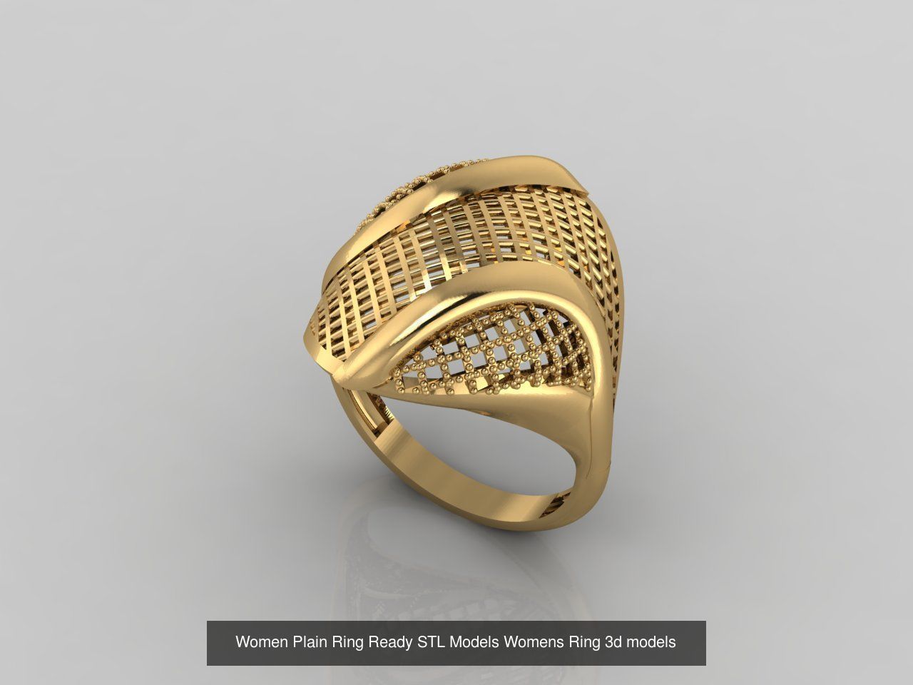 74 Files - Women Ring Womens Rings Plain Models STL  3D Model Collection_74