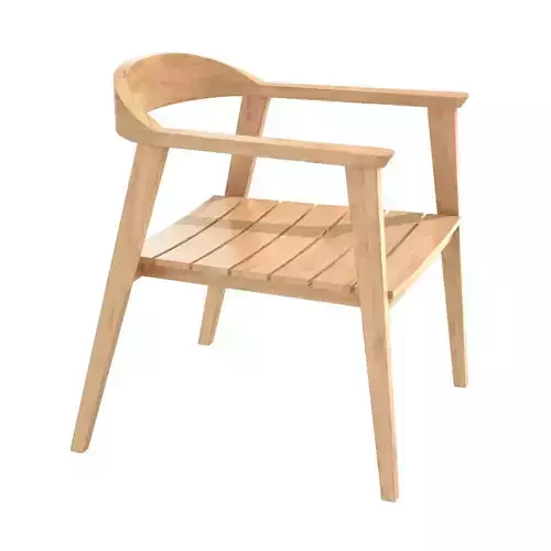 Custom made terrace wood chair 