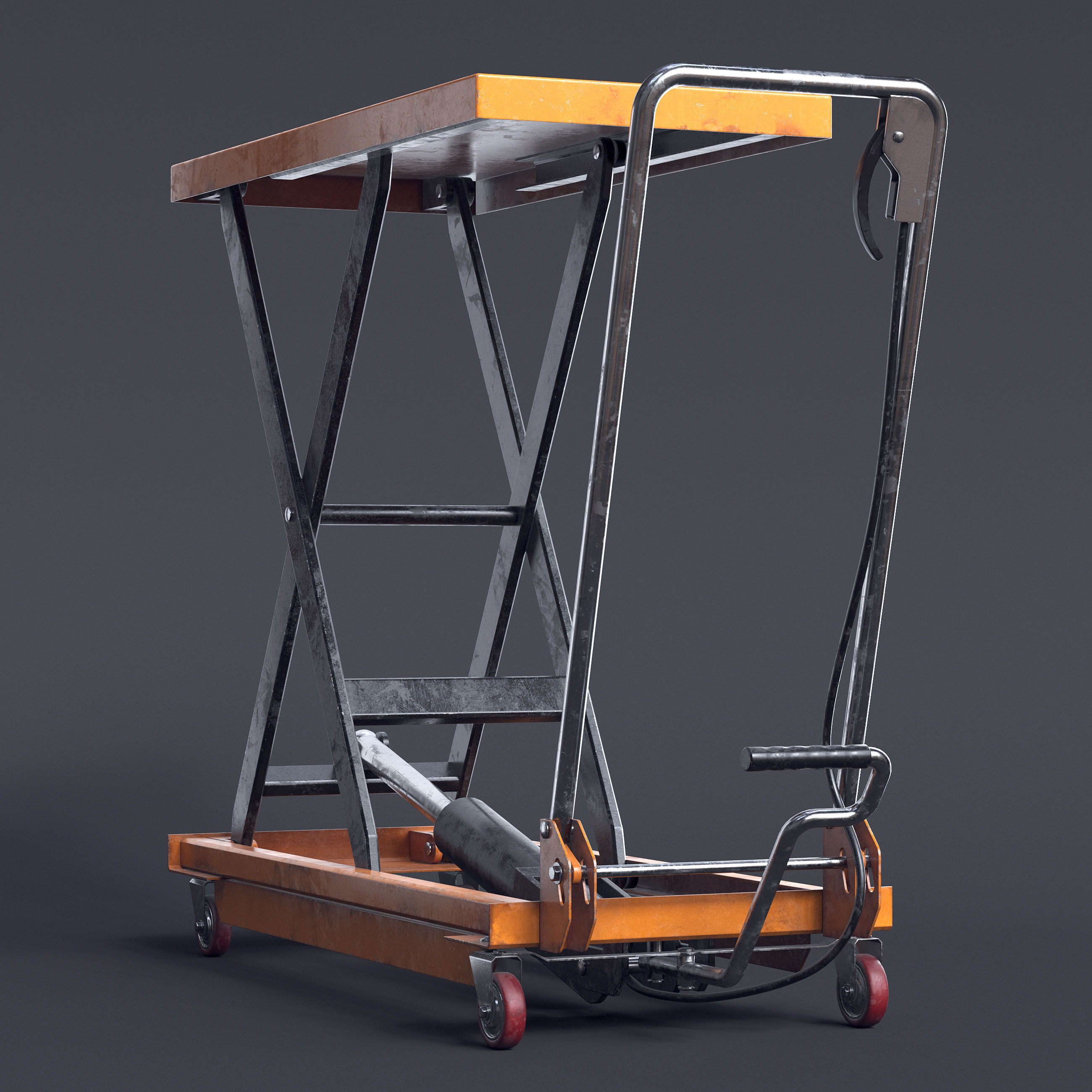 Scissor Lift Table II 3D model_5