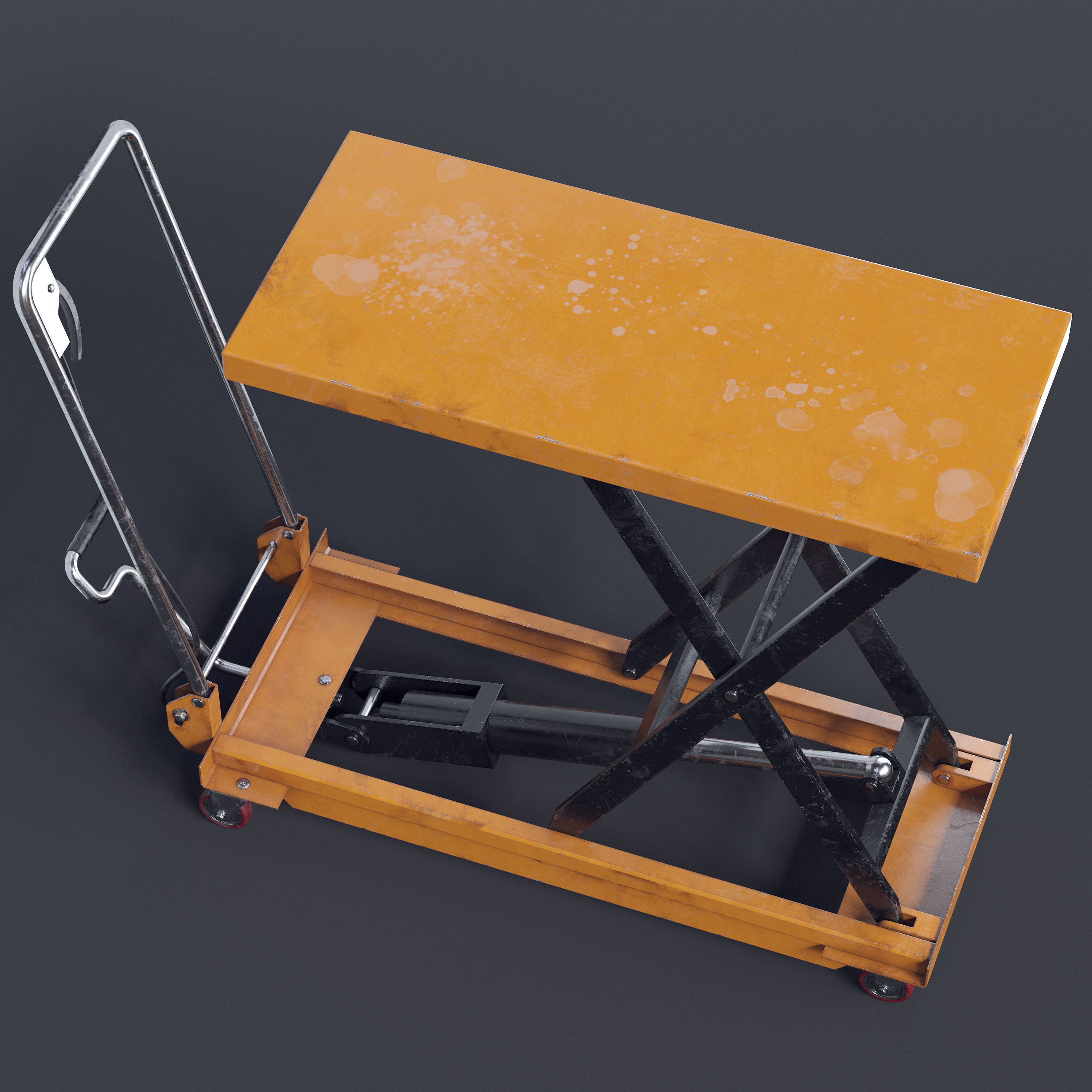 Scissor Lift Table II 3D model_8