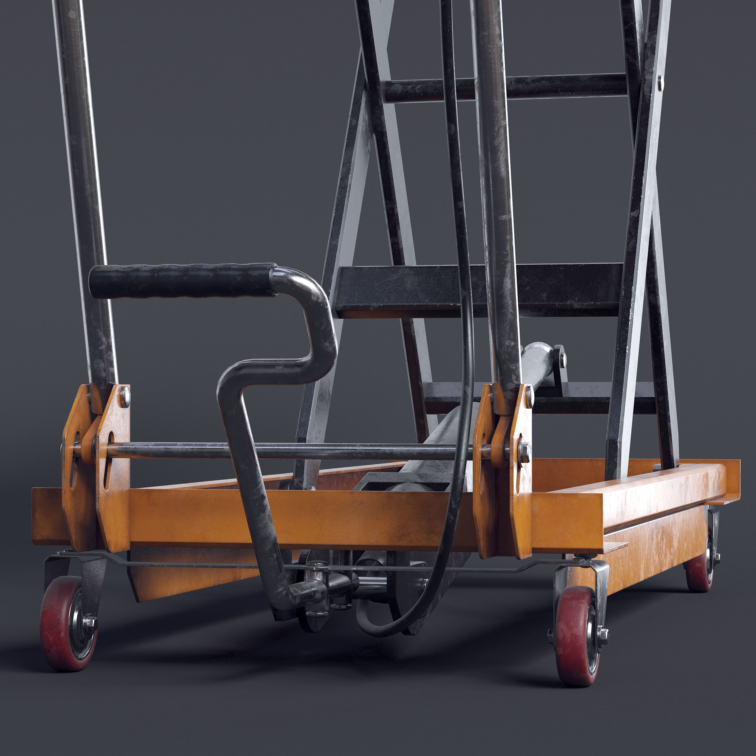 Scissor Lift Table II 3D model_9
