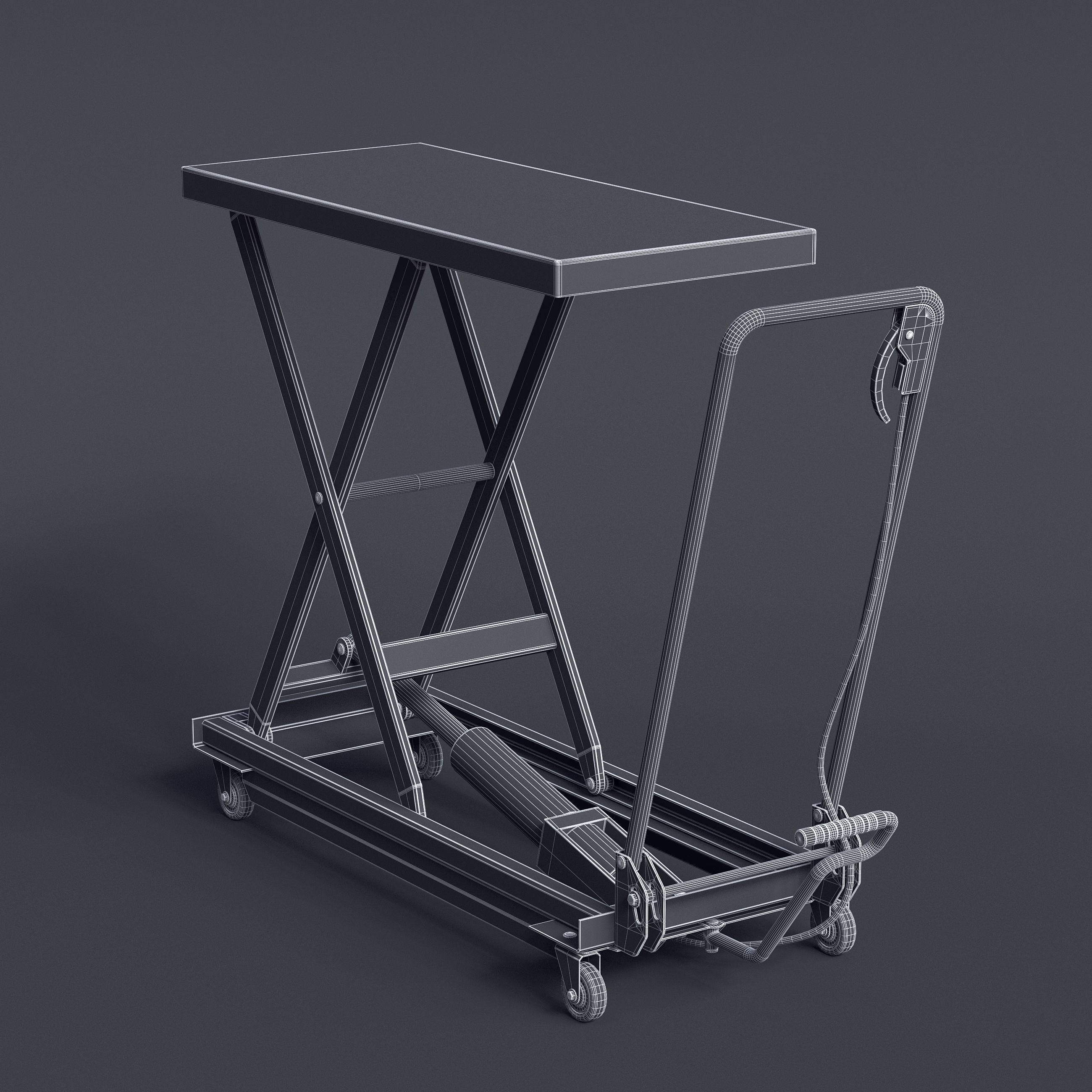 Scissor Lift Table II 3D model_12