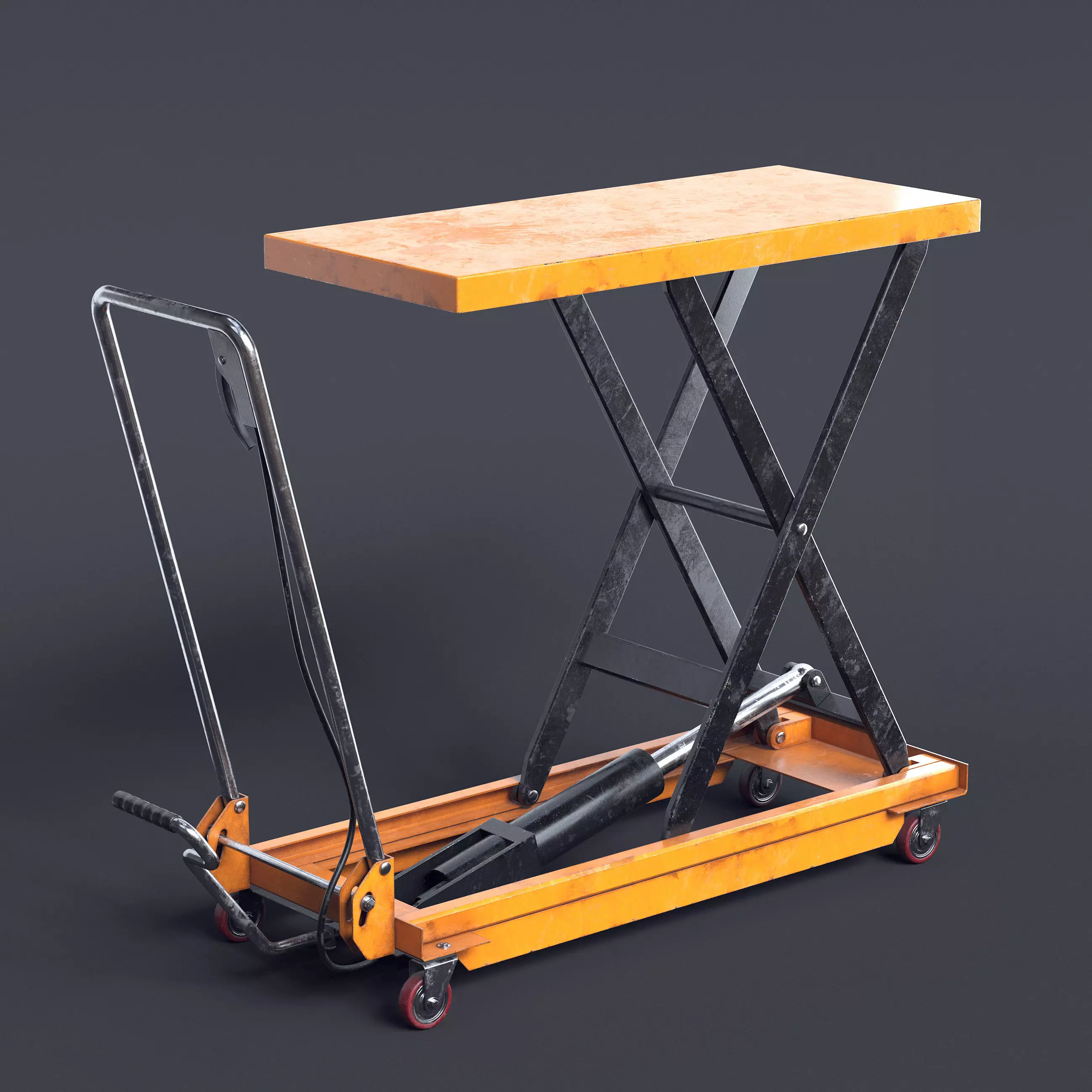 Scissor Lift Table II 3D model_0