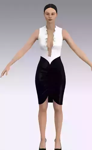 dress black and white one pieces 