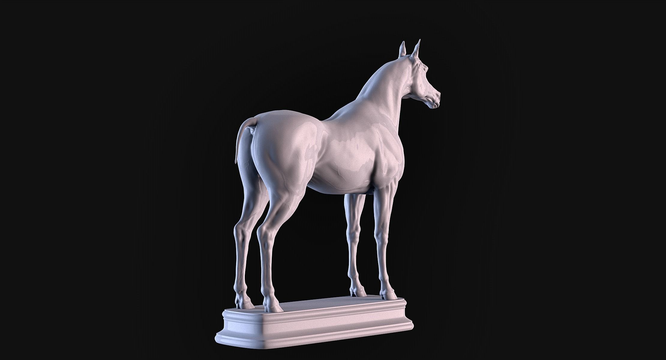 Arabian Horse 3D print model_8