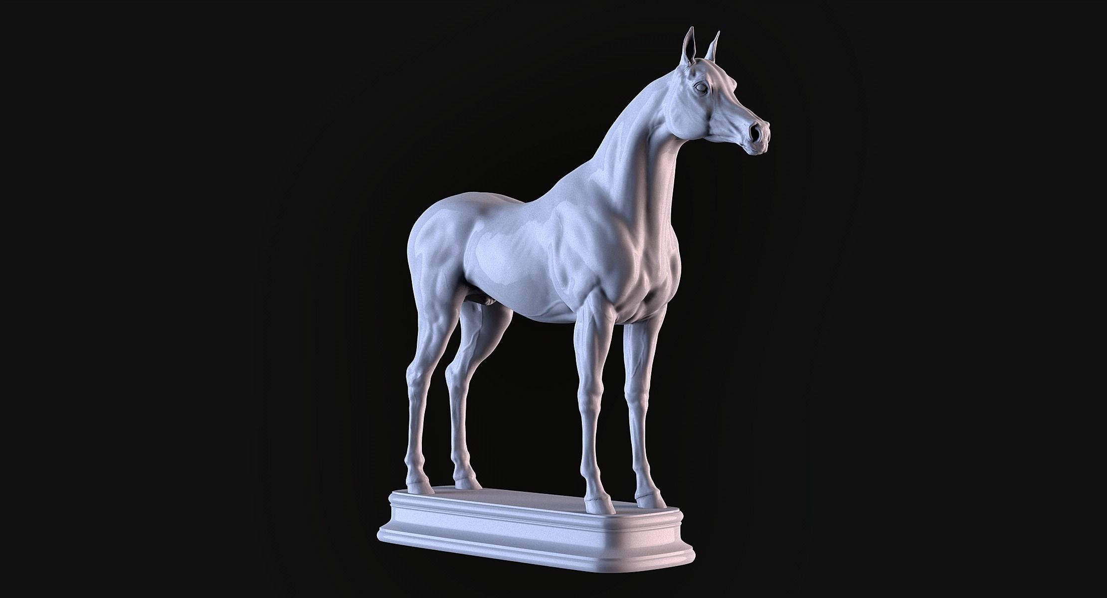 Arabian Horse 3D print model_2