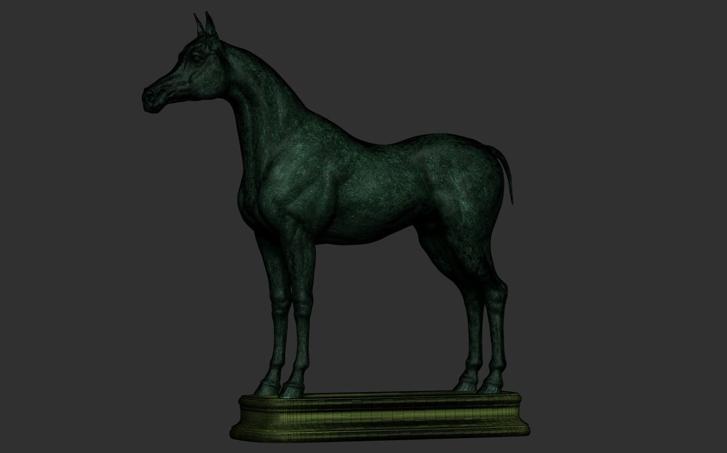 Arabian Horse 3D print model_21
