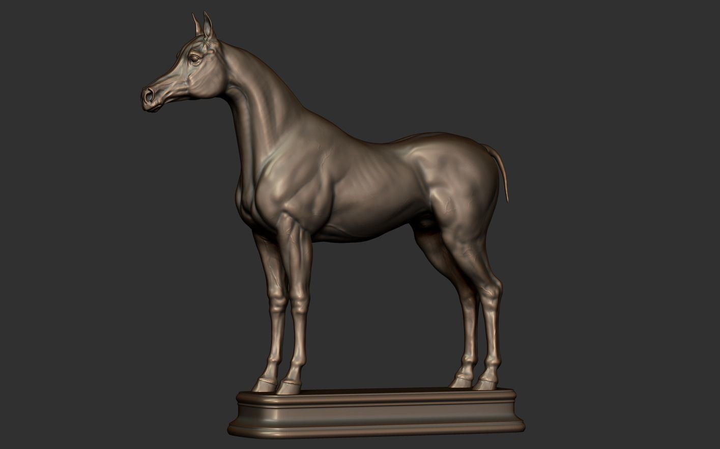Arabian Horse 3D print model_18