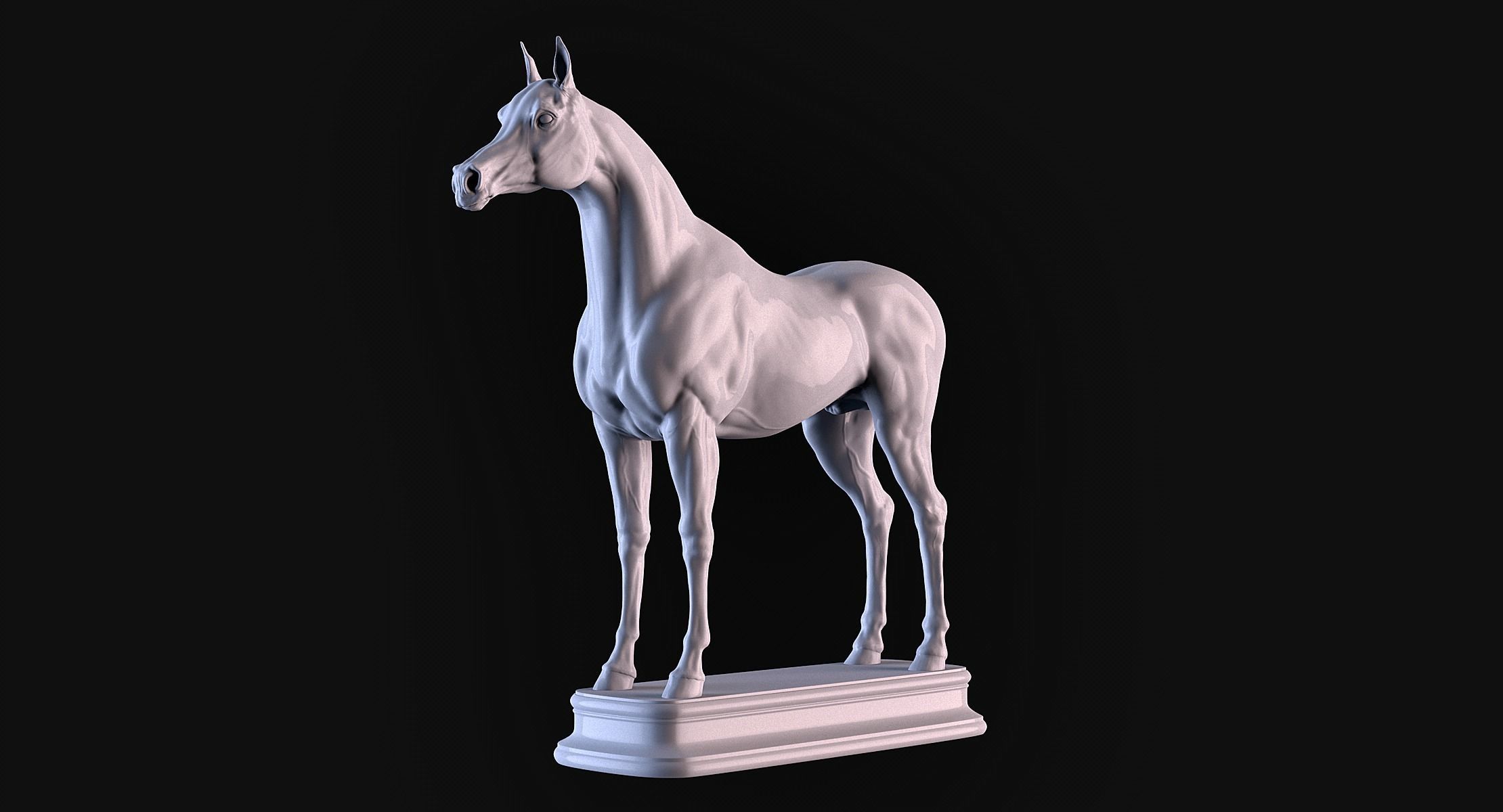 Arabian Horse 3D print model_4