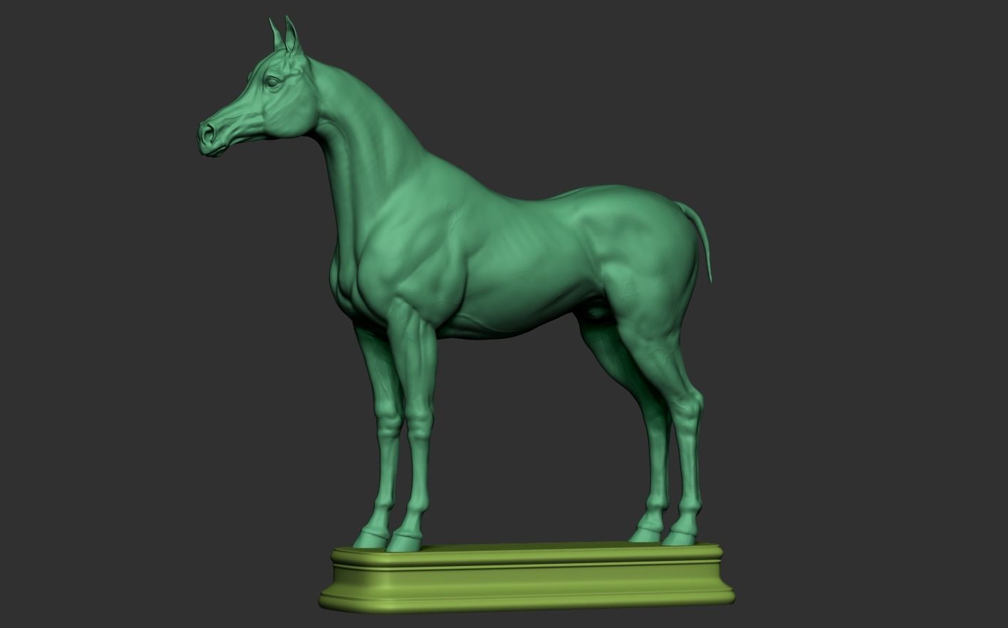 Arabian Horse 3D print model_20