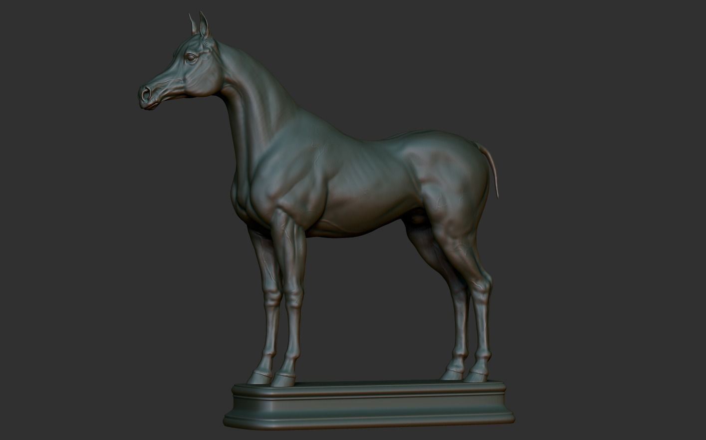Arabian Horse 3D print model_19