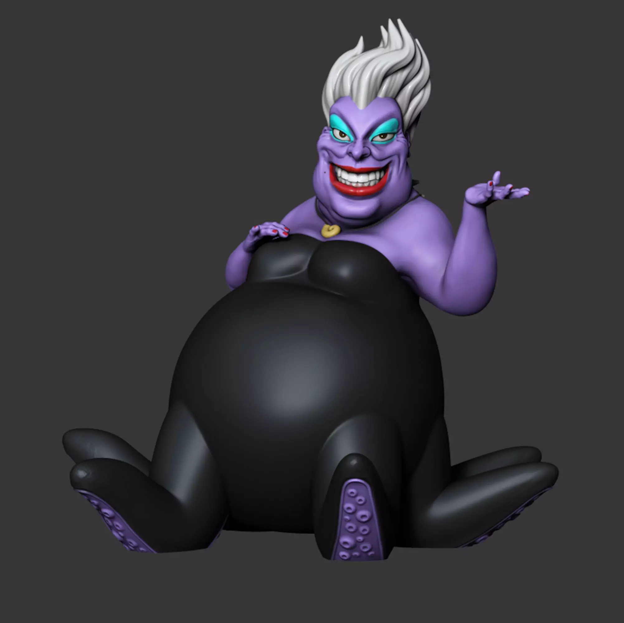 The Malignant Ursula from The Little Mermaid 3D print model_0