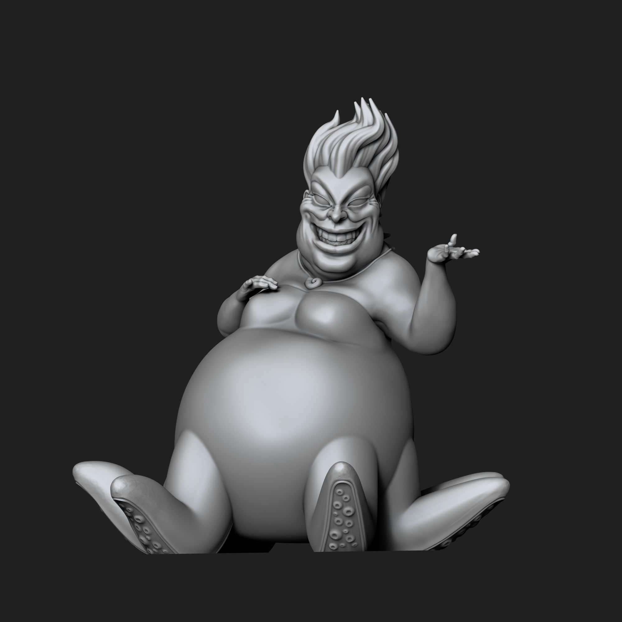 The Malignant Ursula from The Little Mermaid 3D print model_3