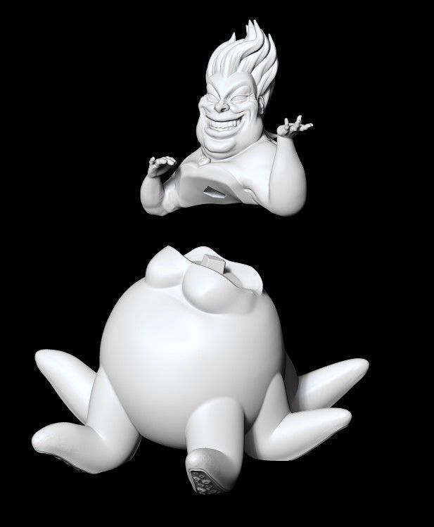 The Malignant Ursula from The Little Mermaid 3D print model_5