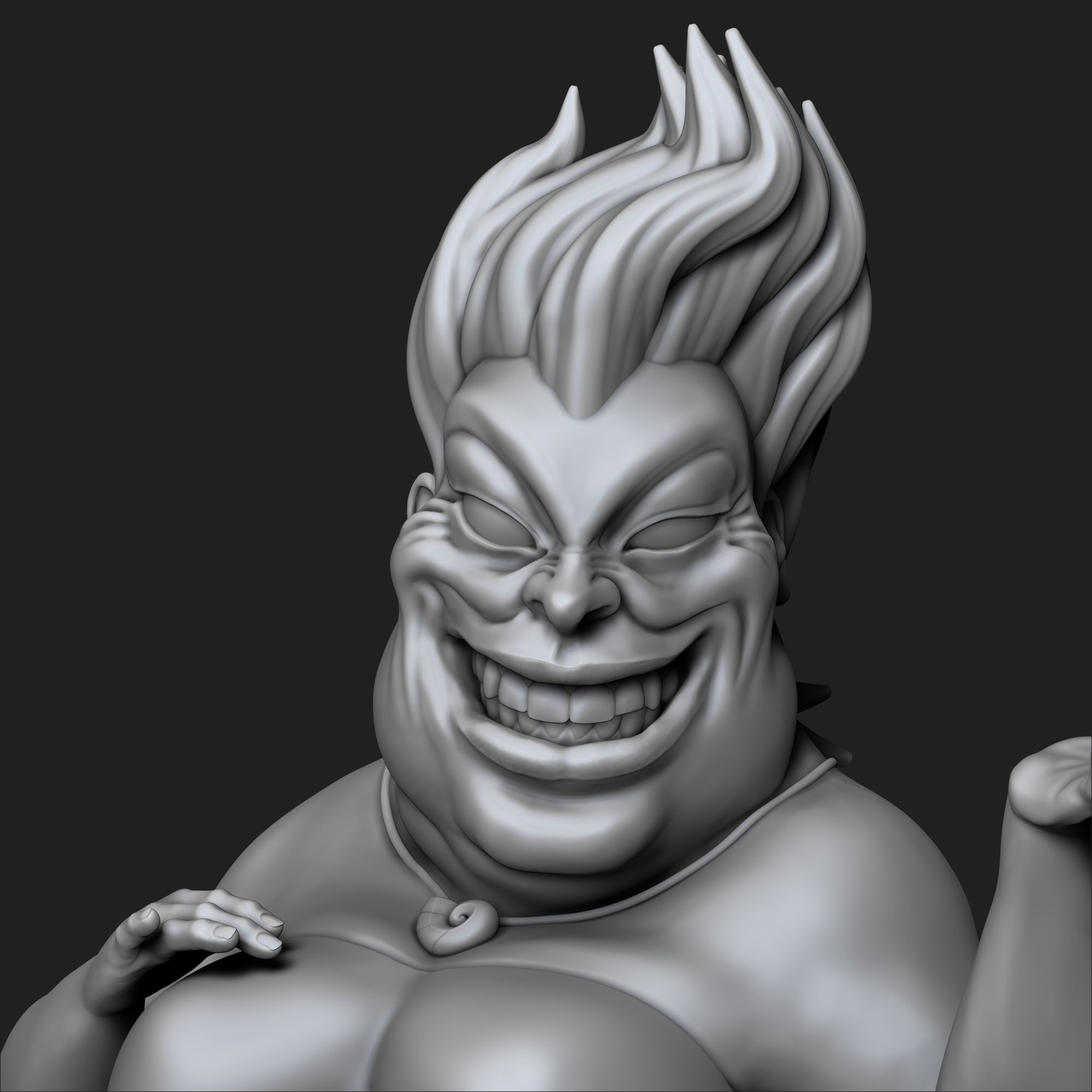 The Malignant Ursula from The Little Mermaid 3D print model_4