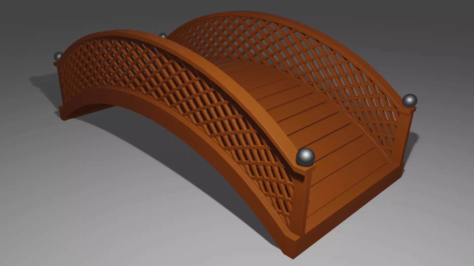 COOL WOOD BRIGE MAKE BY MR DELIGHT Low-poly 3D model_0