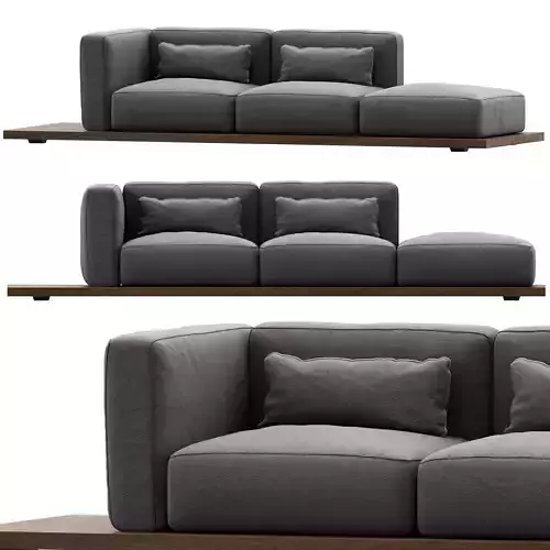 Montauk Sofa 3D model