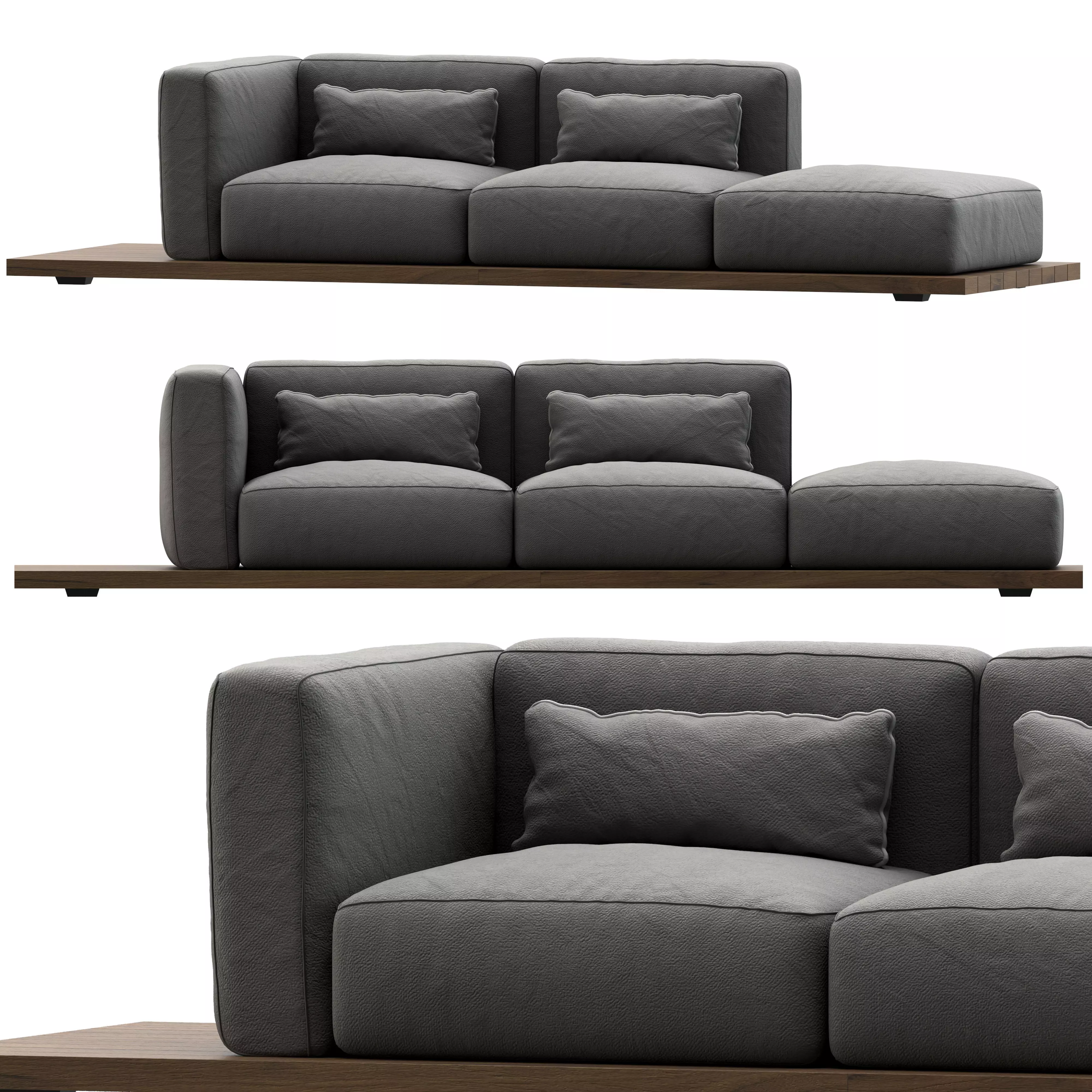 Montauk Sofa 3D model_0